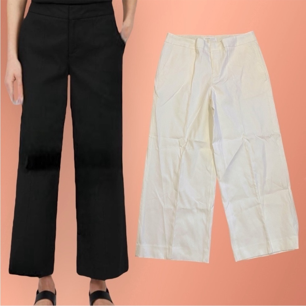 NWOT Everlane The Wide Leg Structure Pant White